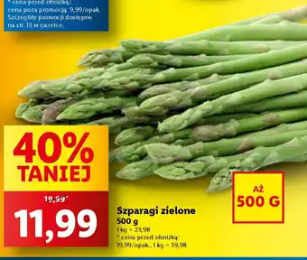 Lidl Szparagi zielone oferta