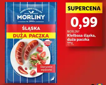 Lidl Morliny kiełbasa śląska, duża paczka oferta