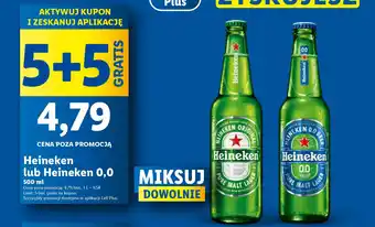Lidl Heineken lub Heineken 0,0 oferta