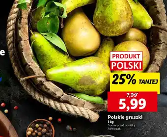 Lidl Polskie gruszki oferta