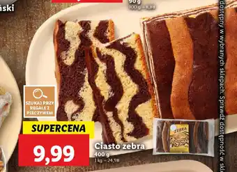 Lidl Ciasto zebra oferta