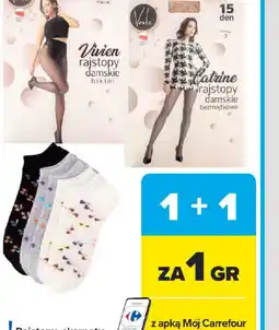 Carrefour Rajstopy, skarpety damskie, męskie, dziecięce oferta
