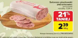 Carrefour Salceson piastowski ZPM Witkowski oferta