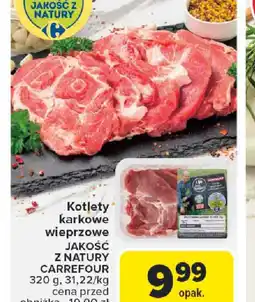 Carrefour Kotlety karkowe wieprzowe oferta