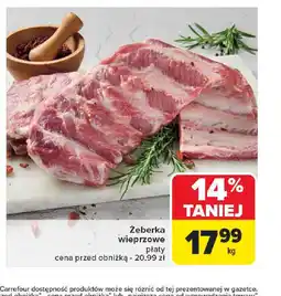 Carrefour Zeberka wieprzowe oferta