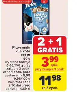 Carrefour Przysmak dla kota Felix oferta