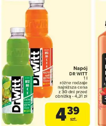 Carrefour Napój Dr Witt oferta