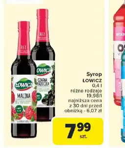 Carrefour Syrop Lowicz oferta