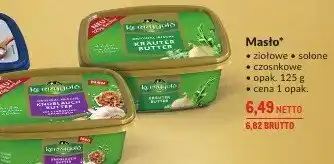 Makro Masło ziołowe solone czosnkowe 125g Kerrygold oferta