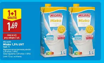 ALDI Mleko Milsani oferta