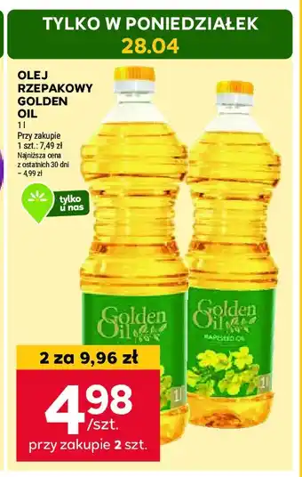 Stokrotka Olej rzepakowy Golden oil oferta
