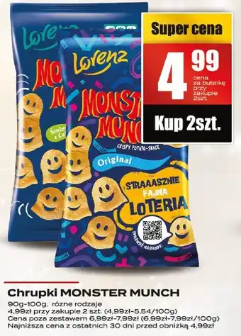 Supeco Chrupki MONSTER MUNCH 75g Lorenz oferta