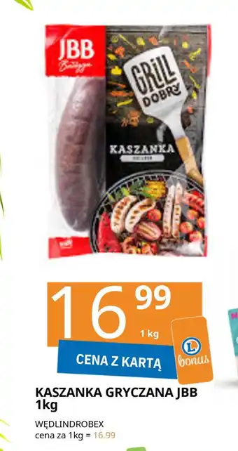 E.Leclerc Kaszanka gryczana grillowa Jbb Bałdyga oferta