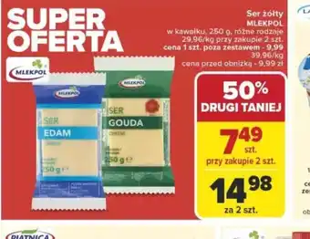 Carrefour Ser żółty Mlekpol oferta
