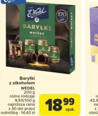 Carrefour Baryłki z alkoholem Wedel oferta