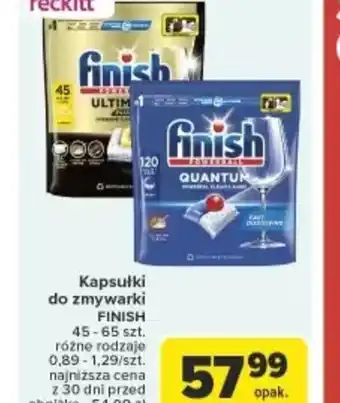 Carrefour Kapsułki do zmywarki Finish oferta