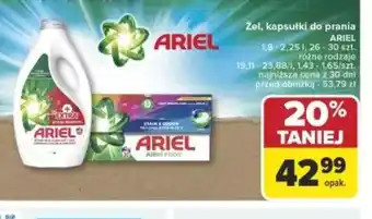 Carrefour Zel, kapsułki do prania Ariel oferta