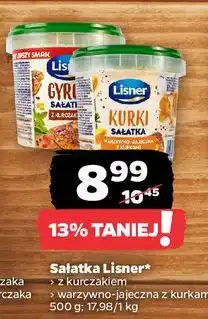 Netto Sałatka warzywno-jajeczna z kurkami Lisner oferta