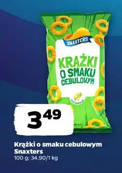 Netto Krążki o smaku cebulkowym Snaxters oferta