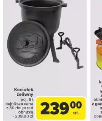 Carrefour Kociołek żeliwny oferta
