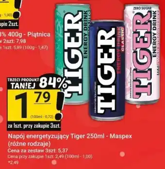 Hitpol Napój energetyzujący Tiger Maspex oferta