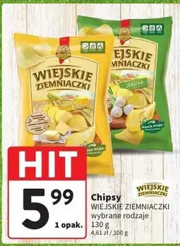 Intermarche Chipsy Wiejskie Ziemniaczki oferta