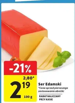 Intermarche Ser Edamski 100g Intermarche oferta