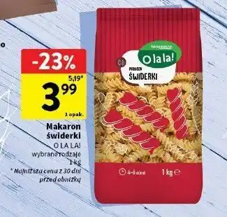 Intermarche Makaron świderki Olala! 1kg oferta