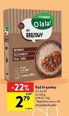 Intermarche Ryż brązowy Olala! 4x100g oferta