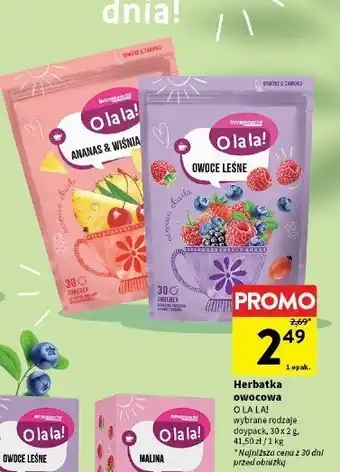Intermarche Herbatka owocowa owoce leśne O LA LA! oferta