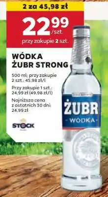 Stokrotka Market Wódka Żubr Strong oferta