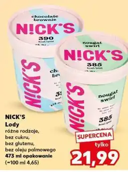 Kaufland NICK’S Lody oferta
