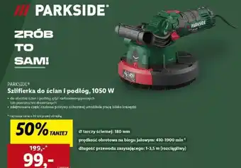 Lidl PARKSIDE Szlifierka do ścian i podłóg, 1050 W oferta