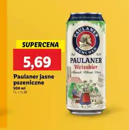 Lidl Paulaner jasne pszeniczne oferta