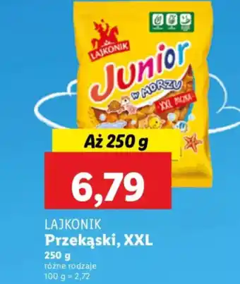 Lidl Lajkonik Przekąski, XXL oferta