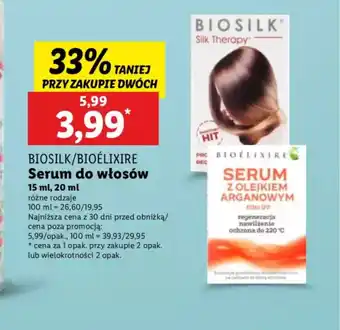 Lidl Biosilk/Bioelixire Serum do włosów oferta