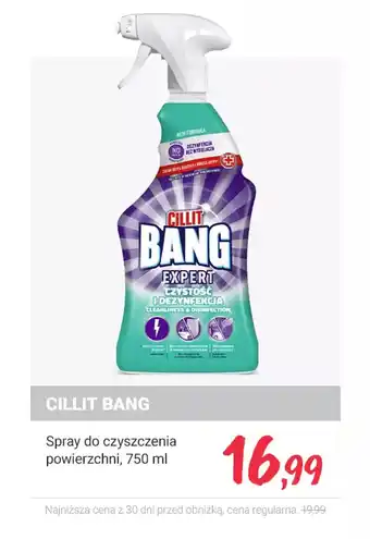 Rossmann Cillit bang spray do czyszczenia powierzchni oferta