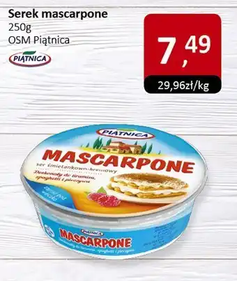 Market Point Serek mascarpone 250g OSM Piątnica oferta