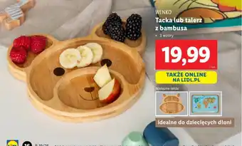 Lidl Tacka lub talerz z bambusa Wenko oferta