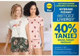 Lidl Piżamy Esmera Livergy oferta