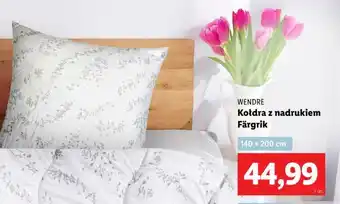 Lidl Kołdra z nadrukiem Färgrik oferta