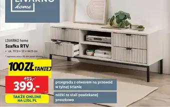 Lidl Szafka RTV Livarno Home oferta