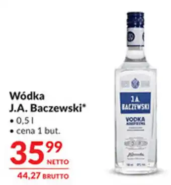 Makro Wódka J.A. Baczewski oferta
