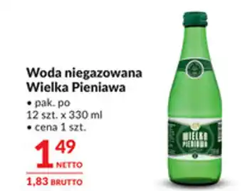 Makro Woda niegazowana Wielka Pieniawa oferta