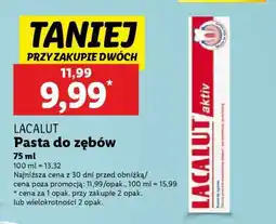 Lidl Lacalut pasta do zębów oferta