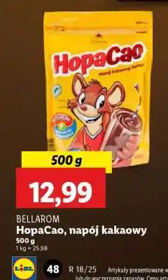 Lidl BELLAROM HopaCao, napój kakaowy oferta