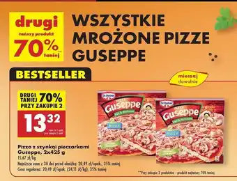Biedronka Pizza z szynką i pieczarkami Dr. Oetker Guseppe oferta