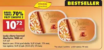 Biedronka Lody słony karmel Marletto oferta