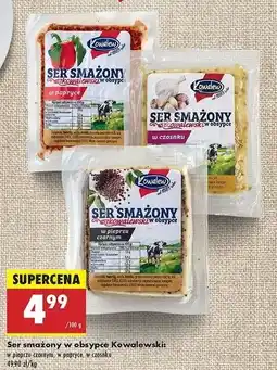 Biedronka Ser smażony w obsypce czosnkowej Osm Kowalew oferta