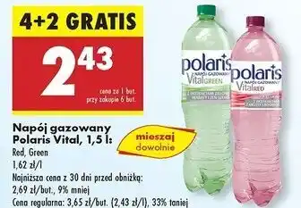 Biedronka Woda green Polaris Vital oferta